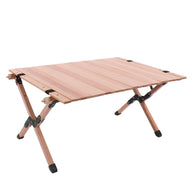 Folding Wood Table Portable Outdoor Picnic Table